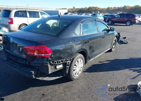 2014 Volkswagen Passat 2.5L S from USA, damaged, VIN 1VWAP7A34EC025391